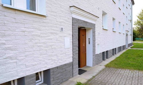 Fotografie realizací fasád pro bytový dům